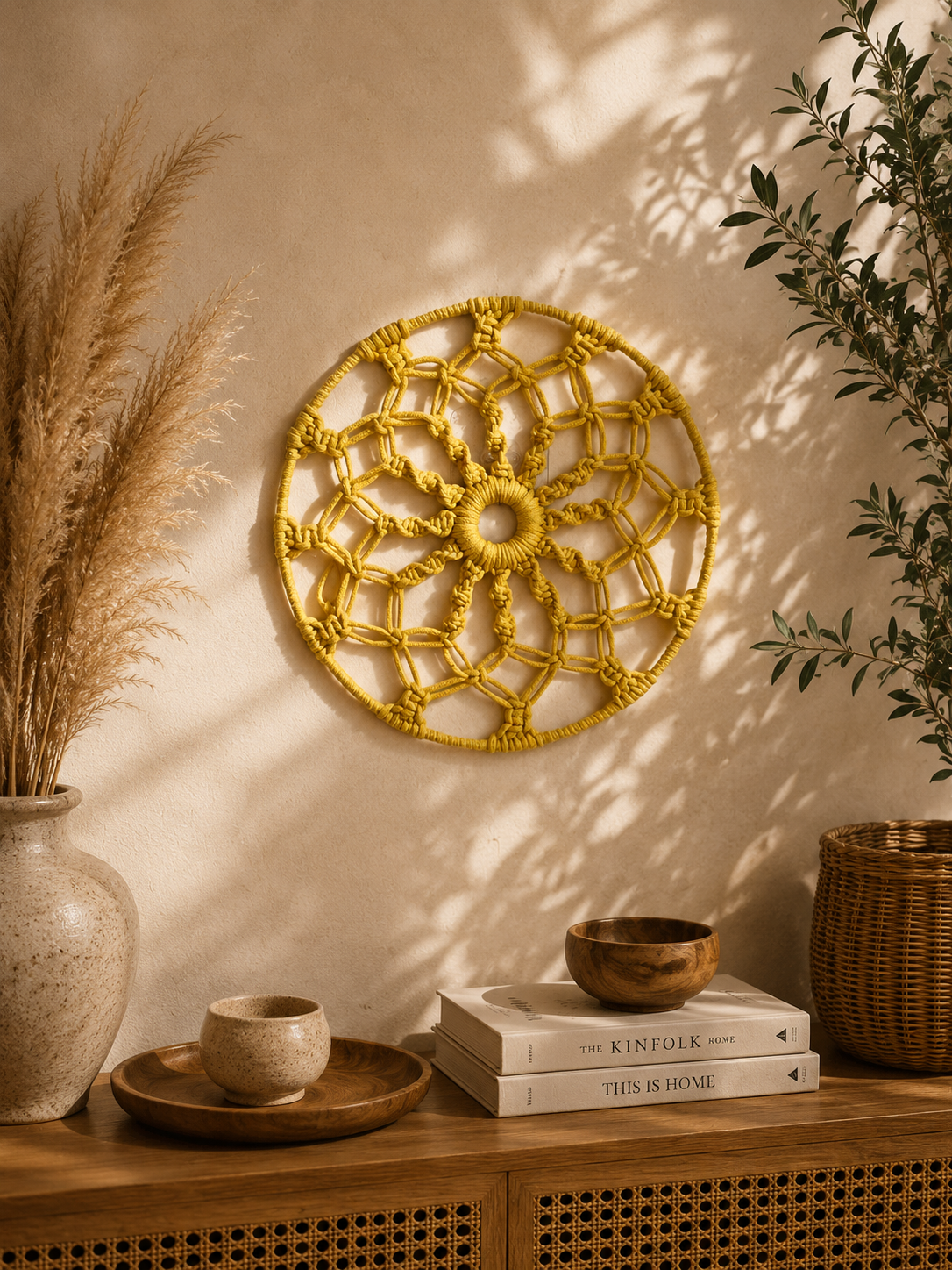 Solar Macramé Circle Set