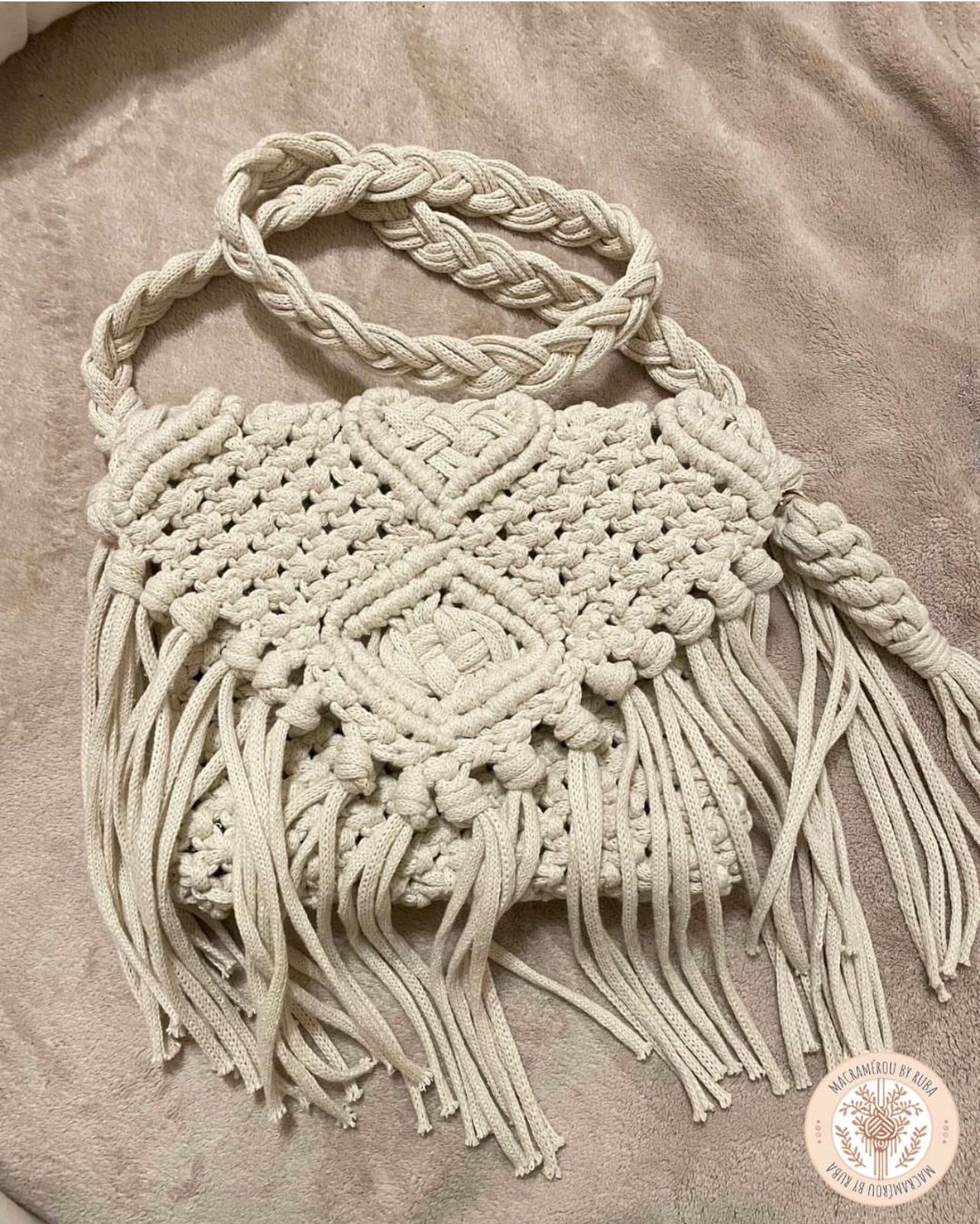 Iris Boho Macramé Clutch