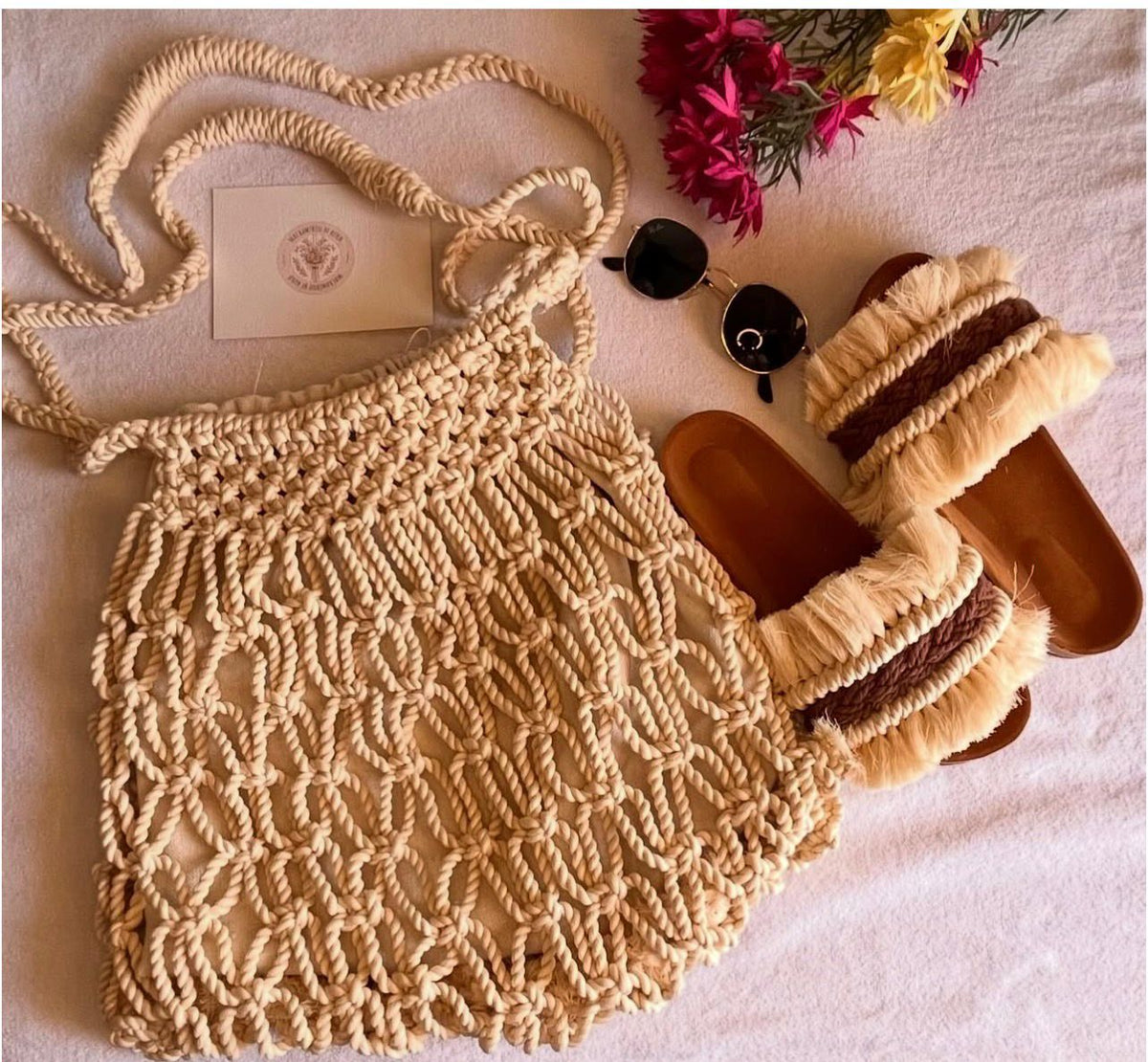 Nay Macramé Beach Tote