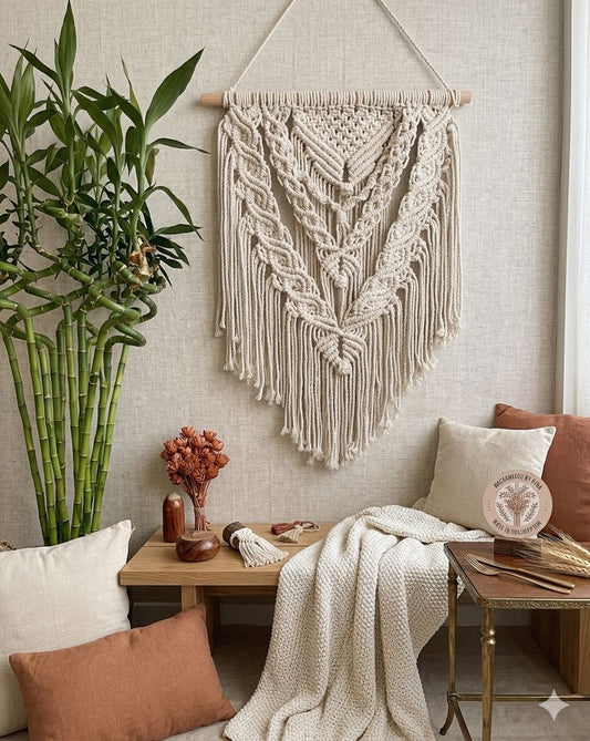 Handmade Macramé Curtain
