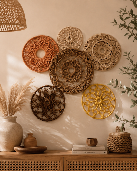 Solar Macramé Circle Set