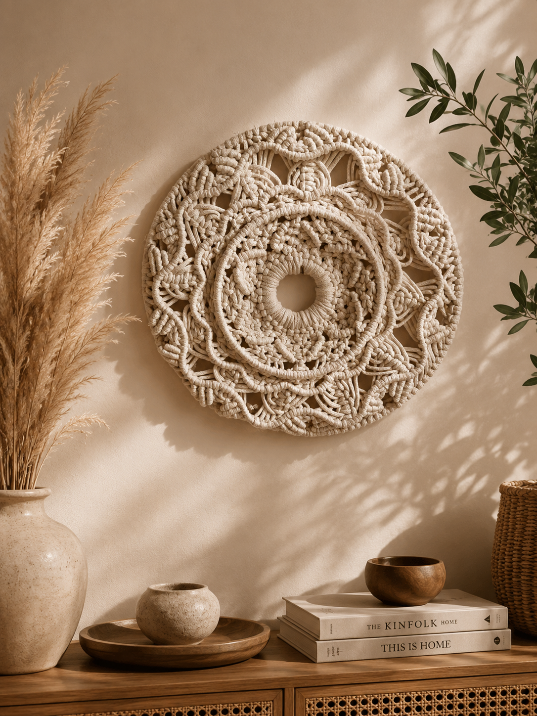 Solar Macramé Circle Set