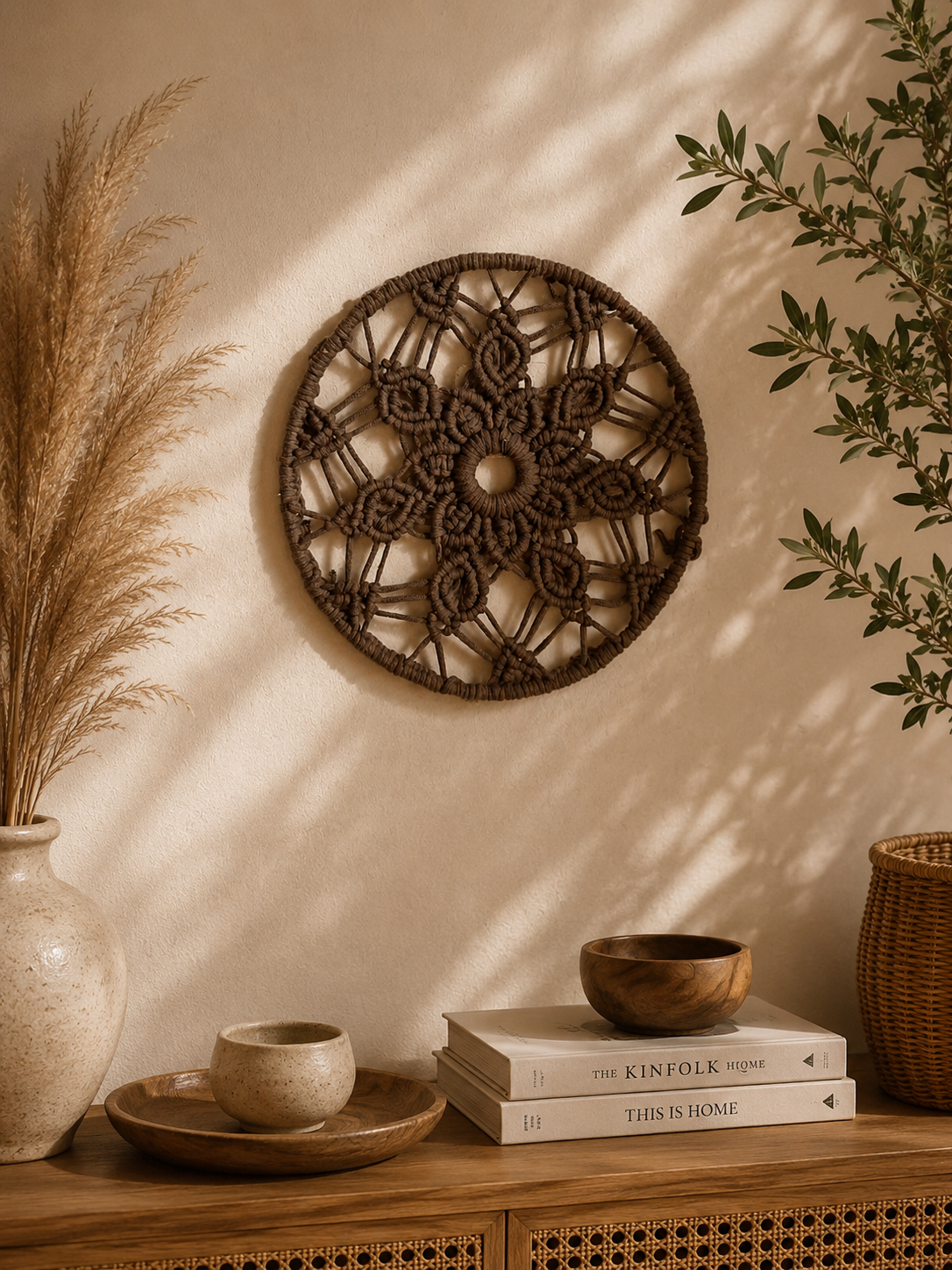 Solar Macramé Circle Set
