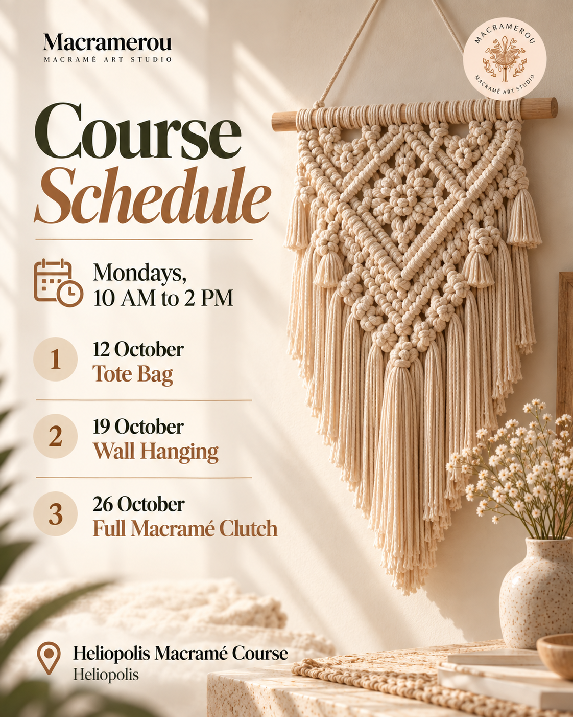 Heliopolis Macramé Course