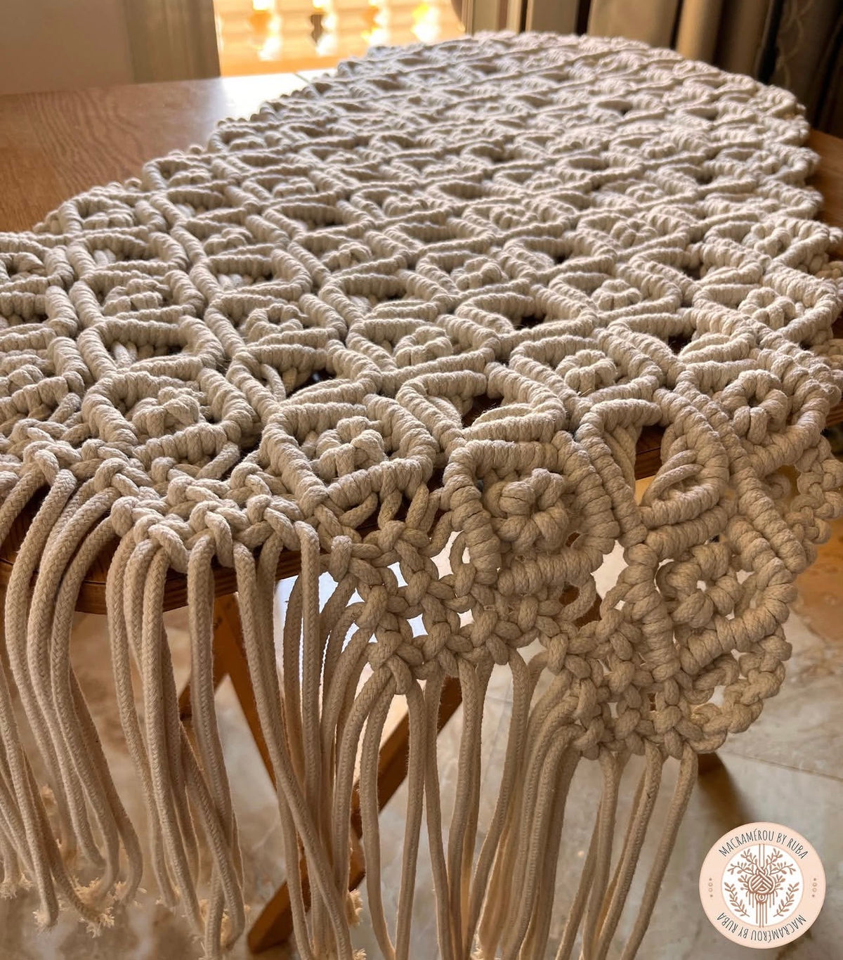 Tulip Luxury Boho Macramé Table Runner