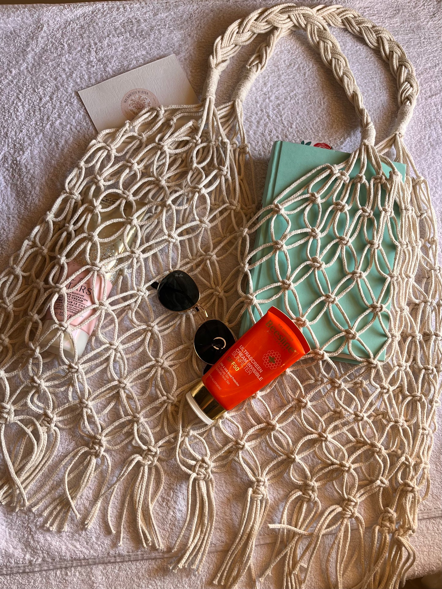 Marina Macramé Beach Tote