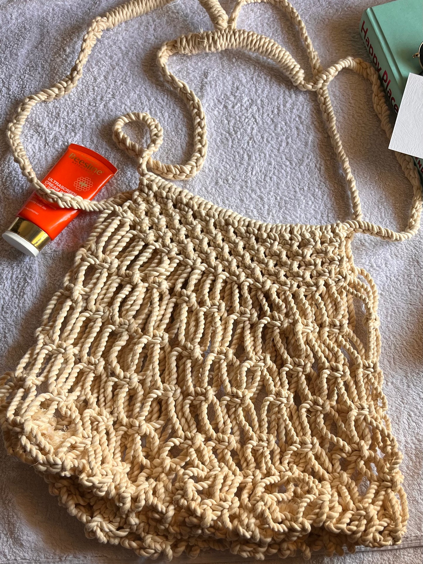 Nay Macramé Beach Tote