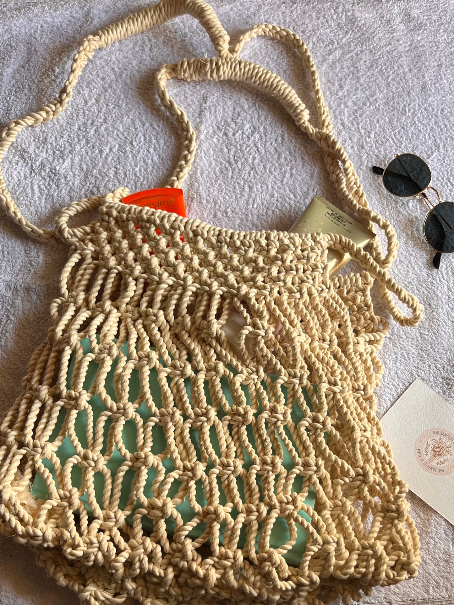 Nay Macramé Beach Tote