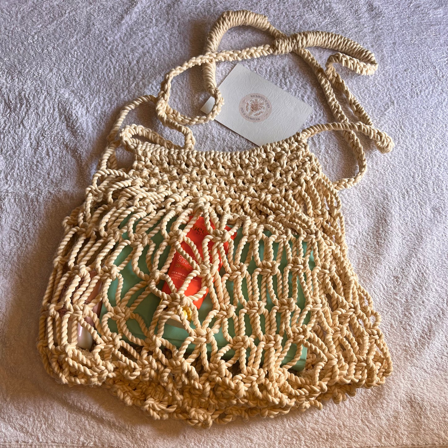 Nay Macramé Beach Tote
