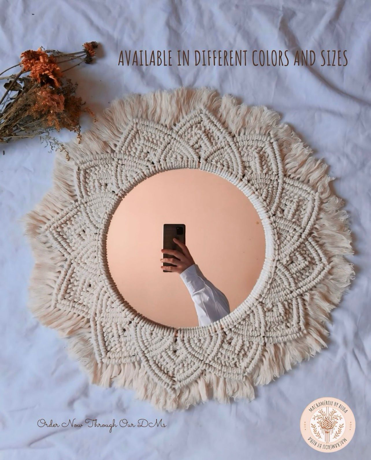 Royal Macrame Mandala Mirror