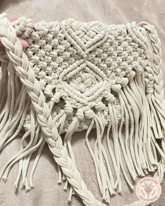 Iris Boho Macramé Clutch