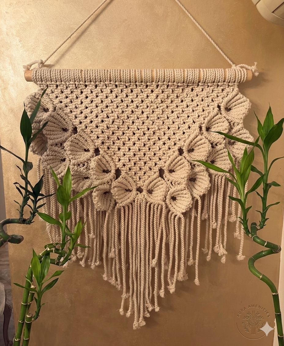 Macramé Leaf Wall Hanging