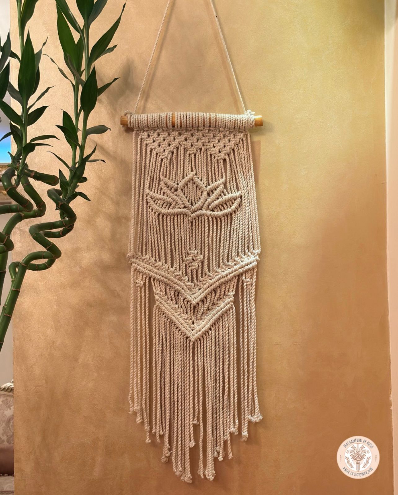 Lotus Macramé Wall Hanging