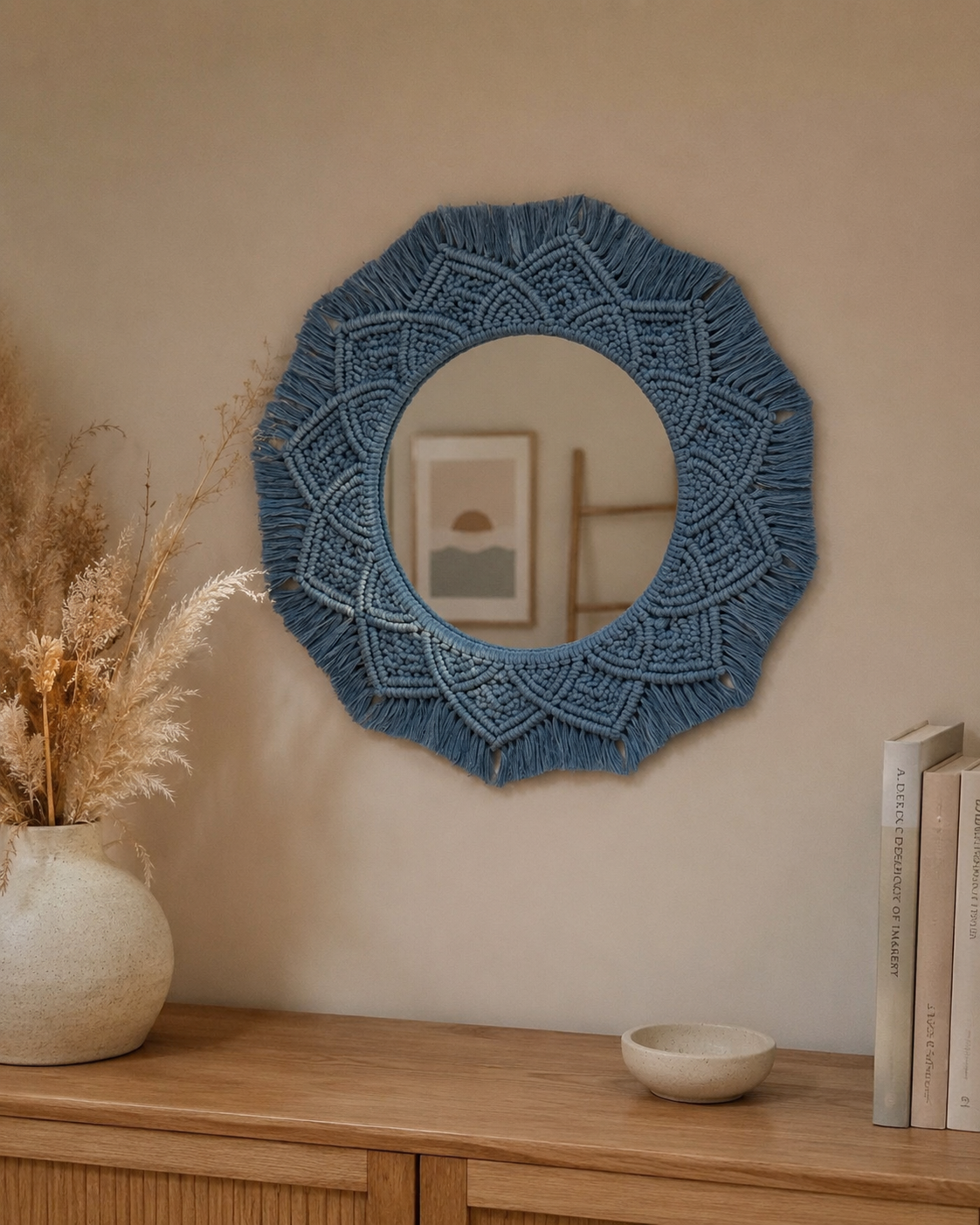 Royal Macrame Mandala Mirror